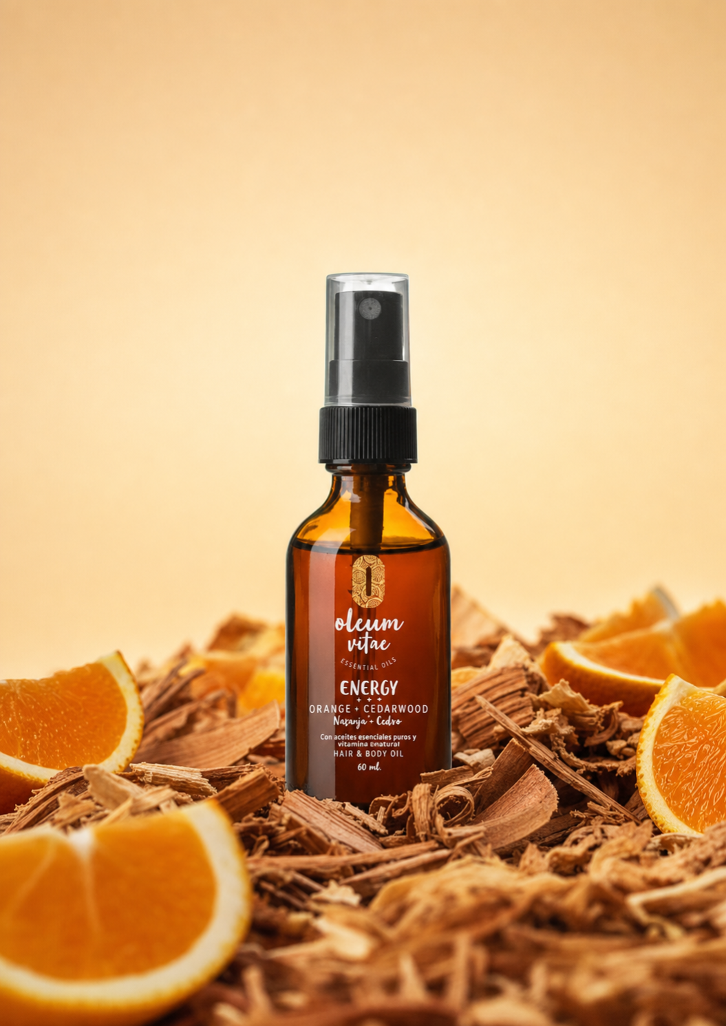 Aceite para Cabello y Cuerpo Naranja Cedro