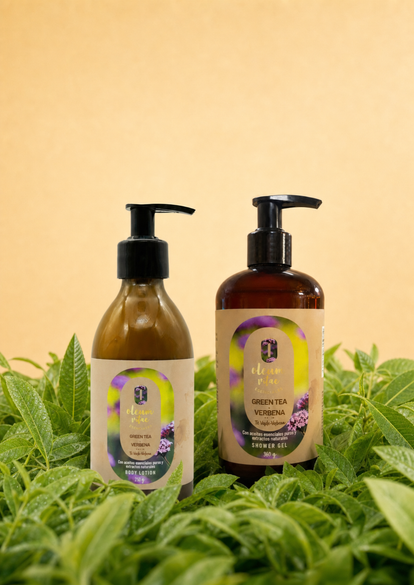 Duo Body Lotion y Shower Gel Green Tea Splash