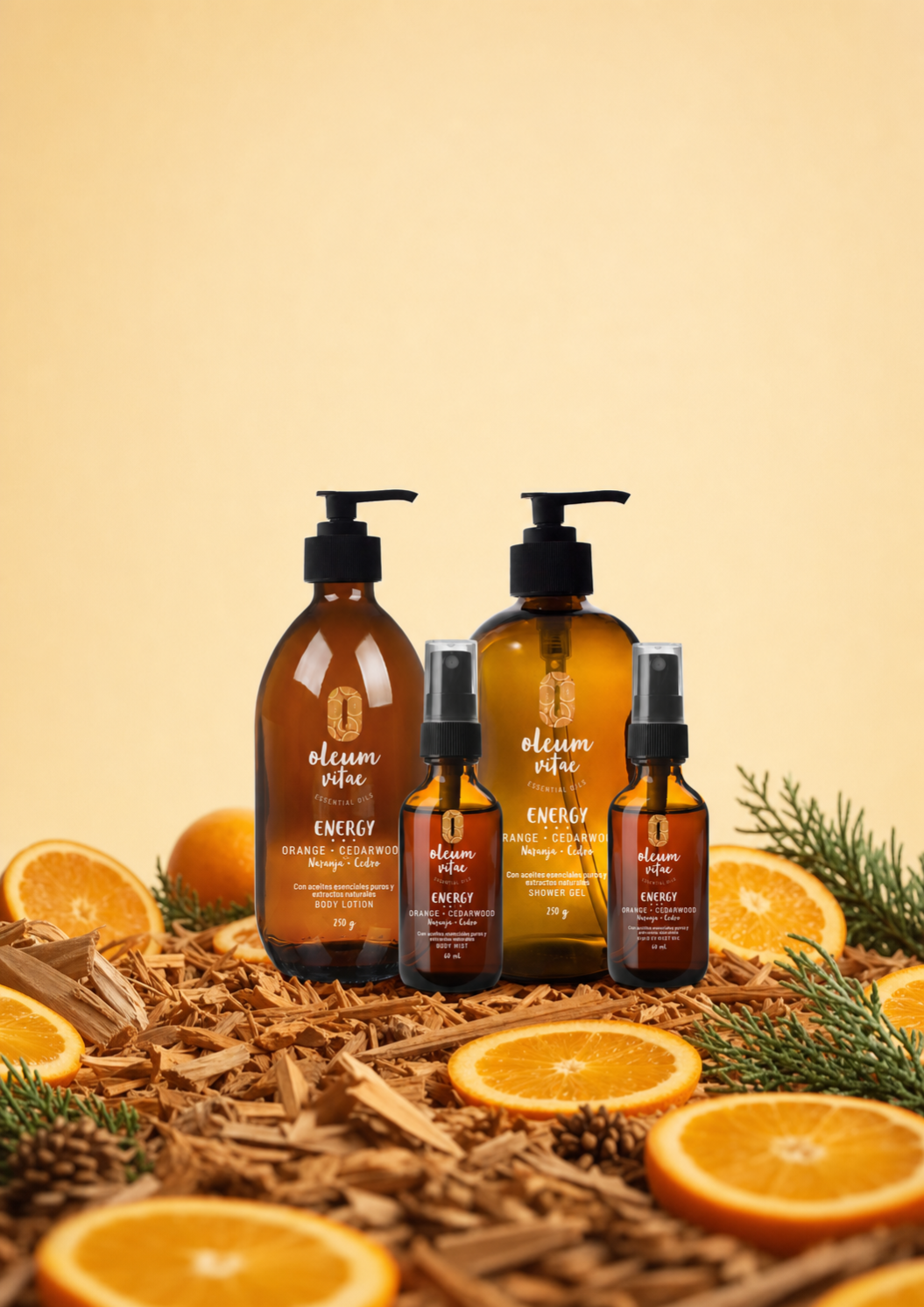 Kit Ciudado de la Piel Naranja - Cedro