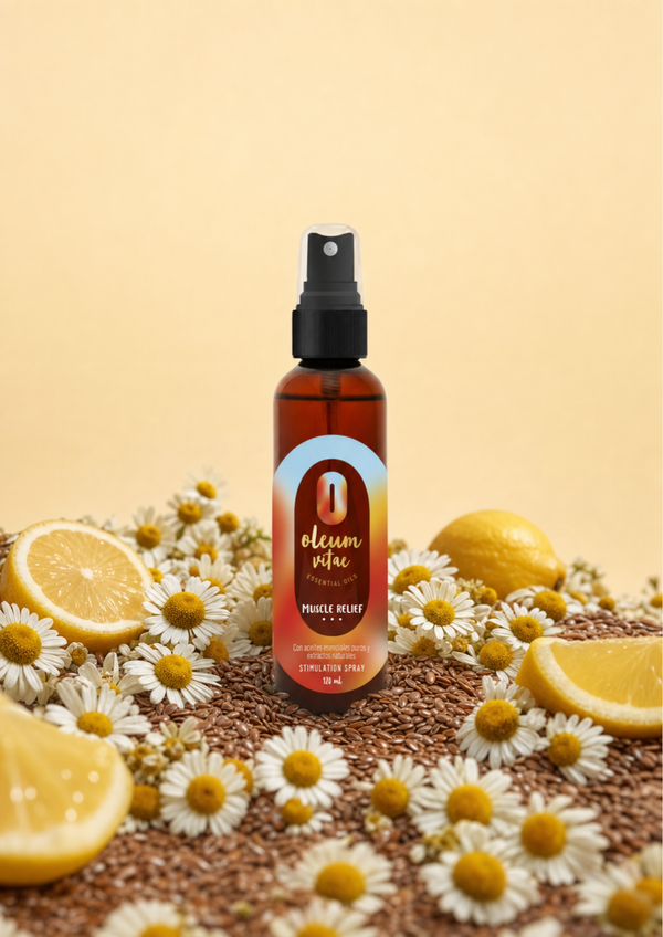 Spray Estimulante Muscle Relief para Masaje Muscular