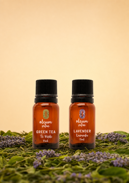 Combo Promo Aceite Esencial de Té Verde y Lavanda
