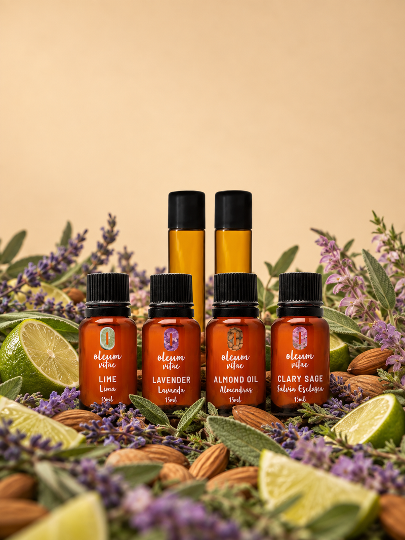 Kit Hidratación con Aceites Esenciales y Dos Roll On