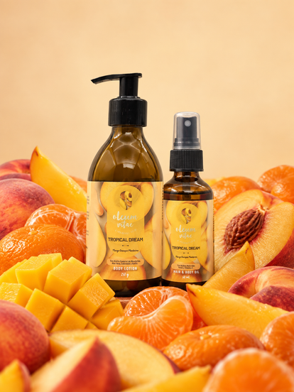 Duo Hidratación hair and body oil y body lotion Tropical Dream