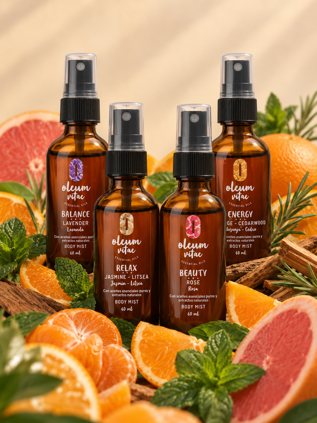 Kit de Body Mists Cítricos y Menta