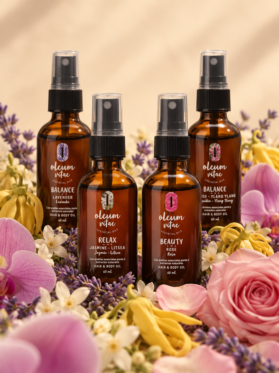 Kit Hair & Body Oils Florales