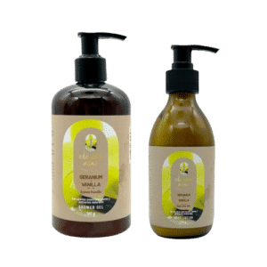 Kit Dúo Crema Corporal y Shower Geranio Vainilla